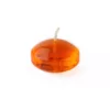 Zest Candle 1.75 in. Clear Orange Gel Floating Candles (Box of 12)