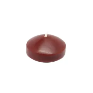 Zest Candle 1.75 in. Brown Floating Candles (Box of 24)