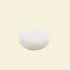 Zest Candle 2.25 in. White Floating Candles (Box of 24)