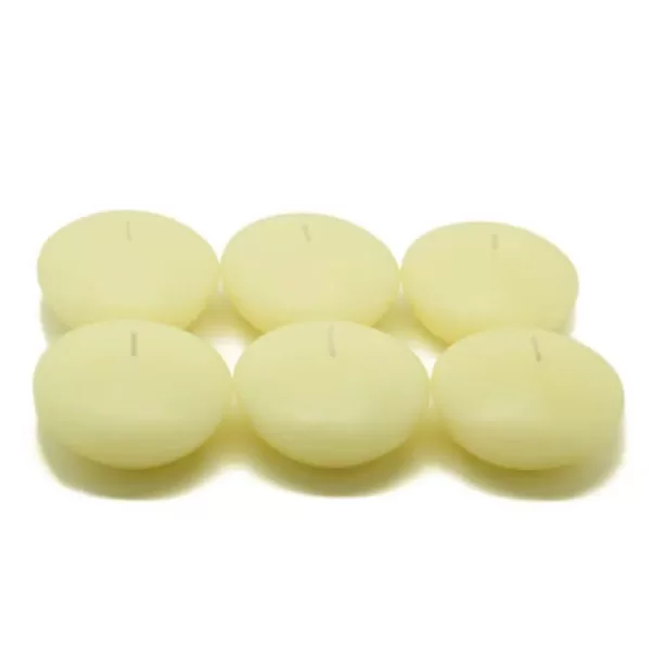 Zest Candle 3 in. Ivory Floating Candles (12-Box)