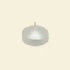 Zest Candle 1.75 in. Pearl White Floating Candles (Box of 24)