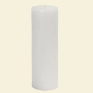 Zest Candle 3 in. x 9 in. White Hand-poured Pillar Candles Bulk (Case of 12)