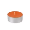 Zest Candle 2.25 in. Orange Mega Oversized Tealights (12-Box)