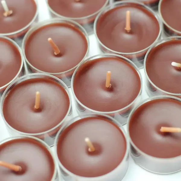 Zest Candle 1.5 in. Brown Tealight Candles (50-Pack)